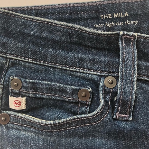 Adriano Goldschmied Mila Super High Rise Skinny Jeans Premium Denim - Picture 8 of 12